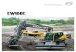 Volvo Brochure Wheeled Excavator EW160E English · to your wheeled excavator approved for road homologation so that you can transport tools and attachments to and from your jobsite