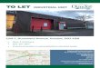 TO LET INDUSTRIAL UNIT - LoopNet · TO LET INDUSTRIAL UNIT Unit 1, Dunsinane Avenue, Dundee, DD2 3QN Rent: £16,500 p.a GIA: 301.39m2 Prominent location in well-established industrial
