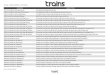 TRAINS - STEREO VERSION - DATA SHEET FILENAME DESCRIPTION€¦ · Resonating parts and light squeaking sounds. Stereo Encoded from Double M/S. TR EXT Departure Passenger Train, Air