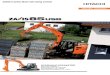 ZAXIS-5 series Short-tail-swing versionproductivity levels that our customers expect from Hitachi excavators. With several powerful and innovative features, the new ZAXIS is capable
