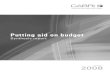 Putting Aid On Budget SyntheSiS RePORt - CABRI | Connect · Box 24: Engaging donors in medium-term planning 38 Box 25: Deviations between budgets and actual spending 40 Box 26: Sector