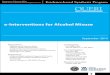 New e-Interventions for Alcohol Misuse · 2016. 5. 5. · Alcohol misuse is the third leading cause of preventable death in the United States and the third leading cause of morbidity