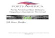 Ports America New Orleans Napoleon Container Terminal€¦ · Initial version (covers priority topics for PA NOLA Navis N4 access) Contents Reference: Navis N4 Help 1.1 06/19/2018