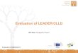 Evaluation of LEADER/CLLD · 2019. 1. 25. · So what makes a really good LEADER LAG/group? 15 What characteristics of a LEADER group would tell you it was really excellent? Can you