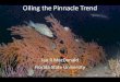 Oiling the Pinnacle Trend · Study sites Reef Site Distance (km) Longitude Latitude Depth (m) Area (km²) Alabama Alps (AAR) 57 -88.33924 29.253668 74 0.276 Talus Block (TBR) 87 -87.76679