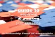 guide to applying - Scholarship Fund of Alexandria€¦ · DARIEN WATERS College Adviser Grades 9 – 10 7 @acps.k12.va.us (703) 824- 730 ... Ask two teachers to write you letters