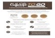 CF To Go - Coffee Fest · quick facts 700+ active buyers 3500+ active chats 2000+ connections made from coﬀee fest to go august 26 & 27
