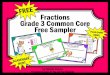 Fractions Grade 3 Common Core Free Sampler - PC\|MACimages.pcmac.org/SiSFiles/Schools/MS/DeSotoCounty...Use cards with basic board games or other games. Student may move game piece