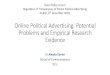 Online Political Advertising: Potential Problems and ... · The context: an increasingly digital and social media environment Sources of news 2015-18 Source: Reuters Institute’s