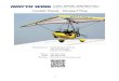 Assembly Manual Mustang 3 Wing · Mustang 3 Wing is a 2-place, weight-shift controlled light sport aircraft wing constructed of high quality aircraft-grade materials. The wing is