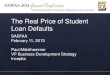 The Real Price of Student Loan Defaults · • The number one issue in student loan default is Retention of Students. Students who do not graduate are over twice as likely to default
