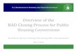 New Overview of the RAD Closing Process for Public Housing … of RAD Closings... · 2018. 5. 4. · Learn about post closing responsibilities 7. Become familiar with available resources