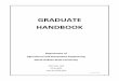 GRADUATE HANDBOOK - North Dakota State University€¦ · Report of Final Exam form ..... 17 Attachment IV:..... 17 Degree Application/Exit Survey ..... 17 IRB/IACUC/IBC Compliance