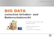 BIG DATA - Fachhochschule Salzburg · 2018. 9. 20. · Dr. Clemens Wass, MBL, MBA BY WASS GmbH Salzachtalstrasse 17 5400 Hallein, AT clemens@right2innovation.com Mobil: +43 (0) 664