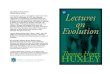 LECTURES ON EVOLUTION Thomas Henry Huxley on evolution 3.pdf · LECTURES ON EVOLUTION # 3 · T.H. Huxley p. 3a LECTURES ON EVOLUTION # 3 · T.H. Huxley p. 3b recognises them to be