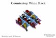 Countertop Wine Rack - DIY Projects & Home Improvement · 2020. 3. 27. · will be able to get one rack from a single board. Or, you can use a single 6' 2x4 to also get one rack