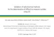 Validation of radiochemical methods for the determination ...lsc2017.nutech.dtu.dk/wp-content/uploads/2-VajdN_LSC2017v.pdfValidation of radiochemical methods for the determination