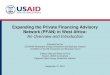Expanding the Private Financing Advisory Network (PFAN) in ...€¦ · Expanding the Private Financing Advisory Network (PFAN) in West Africa: An Overview and Introduction Presented
