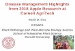 Disease Management Highlights from 2018 Apple Research at … · Matthew Siemon Mei Wah Choi Funding Sources Apple Research and Development Program North American Agrichemical Industry: