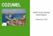 COZUMEL - aapa.files.cms-plus.comaapa.files.cms-plus.com/2019Seminars/Cruise/Dustin Nason.pdf · COZUMEL’S IMPORTANCE 2 Proximity • 8 U.S. home ports within 1,000 mile range Destination