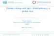 Climate change and agri–food industry: a global vie · 1. Impact of climate change on migration (VII) Cattaneo C, and G Peri (2015), “The Migration Response to Increasing Temperatures”