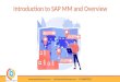 SAP MM PPT | SAP Material Management Overview