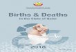 2018 - psa.gov.qa · causes of death, infant, child and maternal death rates and life expectancy at birth. The Planning and Statistics Authority (PSA) hopes that government agencies,