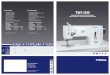 EN DE Technical Data Technische Daten TW1-1245 · • TW1-1245 257×110 mm • TW1-1245-HL14 365×130 mm • TW1-1245-HL30 750×130 mm Carton dimensions & gross weights for sewing
