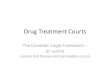 Drug Treatment Courts - About Us - CADTC...Drug Treatment Courts The Canadian Legal Framework – an outline Justice Kofi Barnes kofi.barnes@scj-csj.ca ROOT CAUSES The problem •Drug
