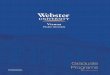 Graduate Programs · 2017. 4. 15. · BUSINESS AND MANAGEMENT Master in Marketing Master of Science ... Webster College offers its first graduate degree, a Master of Arts in Teaching