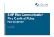 EMF Risk Communication Five Cardinal Rulesec.europa.eu/health/ph_risk/documents/ev_20090211_co20_en.pdf · • The EMF risk issue is not only a cell phone or even cell tower problem