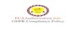 FCAAuthorisationfcaauthorisation.info/wp-content/uploads/2018/05/FCAA-GDPR-Policy-V… · FCA Authorisation Company GDPR Compliance Policy Data Protection Control and Processing Introduction