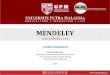 MENDELEY - lib.upm.edu.mylib.upm.edu.my/upload/dokumen/menul320200221165639MENDELEY.pdf · Mendeley is a free citation and paper management tool up with up to 2 GB of cloud storage