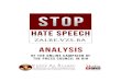 On-Line Campaign of the Press Council in BiH€¦ · repressing hate speech in the public communication space of BiH. Hate speech is the abuse of the freedom of speech Hate speech