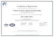 Certificate of Registration Chem-Trend Limited Partnership · Certificate of Registration This certifies that the Environmental Management System of Chem-Trend Limited Partnership