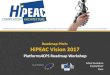 Roadmap Pitch: HiPEAC Vision 2017 - Platforms4CPS...The HiPEAC Vision Document is a deliverable of the coordination and support action on High Performance and Embedded Architecture