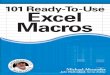 101 Ready-to-Use€¦ · 101 Ready-to-Use Excel® Macros by Michael Alexander and John Walkenbach