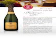DOUCE CUVéE JOUCE cUVÉt · DOUCE CUVéE JOUCE cUVÉt Characteristics 80% Pinot Noir - 20% Chardonnay the action of adding in a solution of sugar to the wine on disgorging. The quantity
