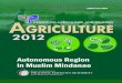 Autonomous Region in Muslim Mindanao · Mindanao, 2012..... 15 Figure 3.2.1 Average Area (in hectares) of Reported Holding/Farm Parcels Located in Other Regions by Province: Autonomous
