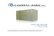 CHILLED WATER - Compu-Aire Inc.SYSTEM 2000 Standard Features Chilled Water (CAC) ADVANCED-MICROPROCESSOR CONTROL-SYSTEM 2200 SYSTEM 2200 MICROPROCESSOR BASED CONTROL PANEL: The SYSTEM