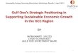 Gulf One’s Strategic Positioning inssef3.apricum-group.com/wp-content/uploads/2011/04/... · challenges for promoting sustainable economic growth in the gcc region commercial financing