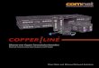 Ethernet over Copper Transmission Extenders · The ComNet™ CopperLine® Ethernet over copper line supports up to sixteen channels of 10/100Mbps Ethernet with Pass-through PoE over