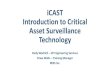 iCAST Introduction to Critical Asset Surveillance Technology€¦ · iCAST: Agenda •How to Create a Safe & Effective Electrical Maintenance Program •Ultrasound / Partial Discharge