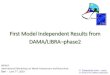 First Model Independent Results from DAMA/LIBRA–phase2 · First Model Independent Results from DAMA/LIBRA–phase2 V. Caracciolo (INFN – LNGS) on behalf of the DAMA collaboration