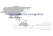 Payments for ecosystem services - ESCAP · Ecosystem services are. the benefits that people obtain. from ecosystems - Millennium Ecosystem Assessment. Ecosystems as natural capital: