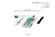 Manual PH-EC-O2 pH meter PCE-PHD 1 meter-pce...2014/11/26  · Manual 3 1 Introduction Thank you for purchasing a PCE-PHD 1 meter from PCE Instruments. This portable pH meter can test