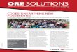 ORE SOLUTIONS - University of Tasmania · 2020. 1. 13. · ORE SOLUTIONS NEWSLETTER OF CODES CENTRE FOR ORE DEPOSIT AND EARTH SCIENCES > Summer 2018 No.32 CRICOS Provider Code: 00586B