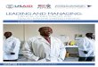LEADING AND MANAGING - MSH · Leading and Managing: Critical Competencies for Health Systems Strengthening P eople-centered health systems cannot be strengthened with-out good management
