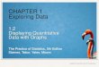 CHAPTER 1 Exploring Data · 2018. 8. 7. · COMPARE distributions of quantitative data Displaying Quantitative Data with Graphs. The Practice of Statistics, 5th Edition 3 Dotplots