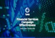 Case Study: Financial Services campaign effectiveness. e… · Methodology Case Study & Timing The campaign aired on TV and was completed by online video and digital display advertising,